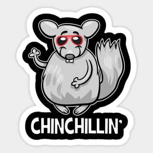 Chinchillin Sticker